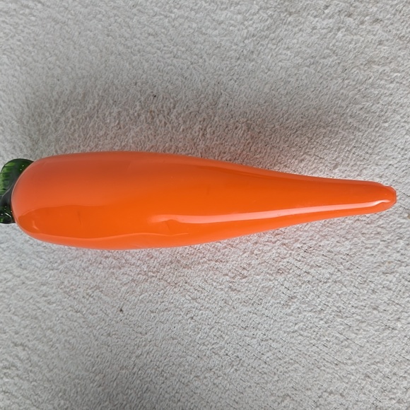 VINTAGE Murano Style Blown Glass Fruit Set - 5pc Centerpiece--Note Condition - Picture 4 of 11